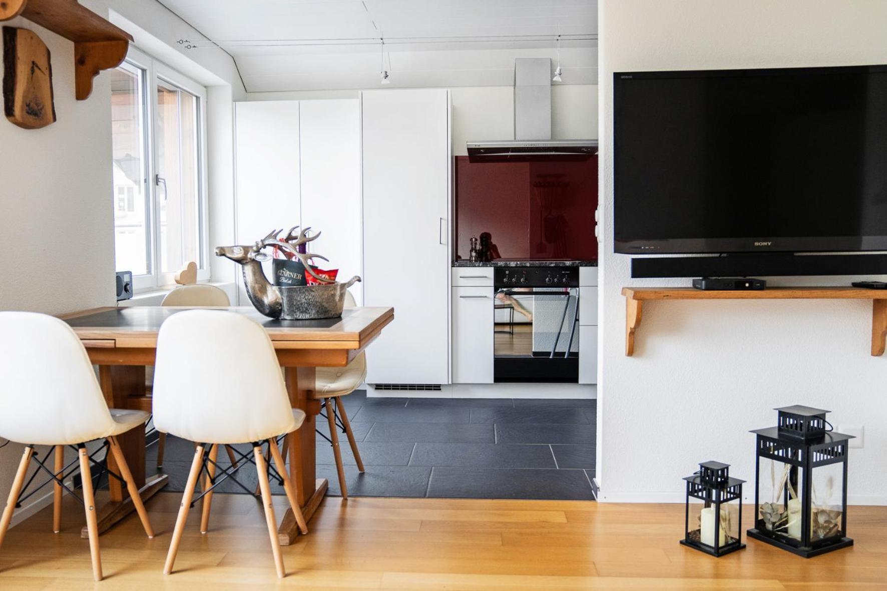Apartamento Glarner Bed Netstal Exterior foto