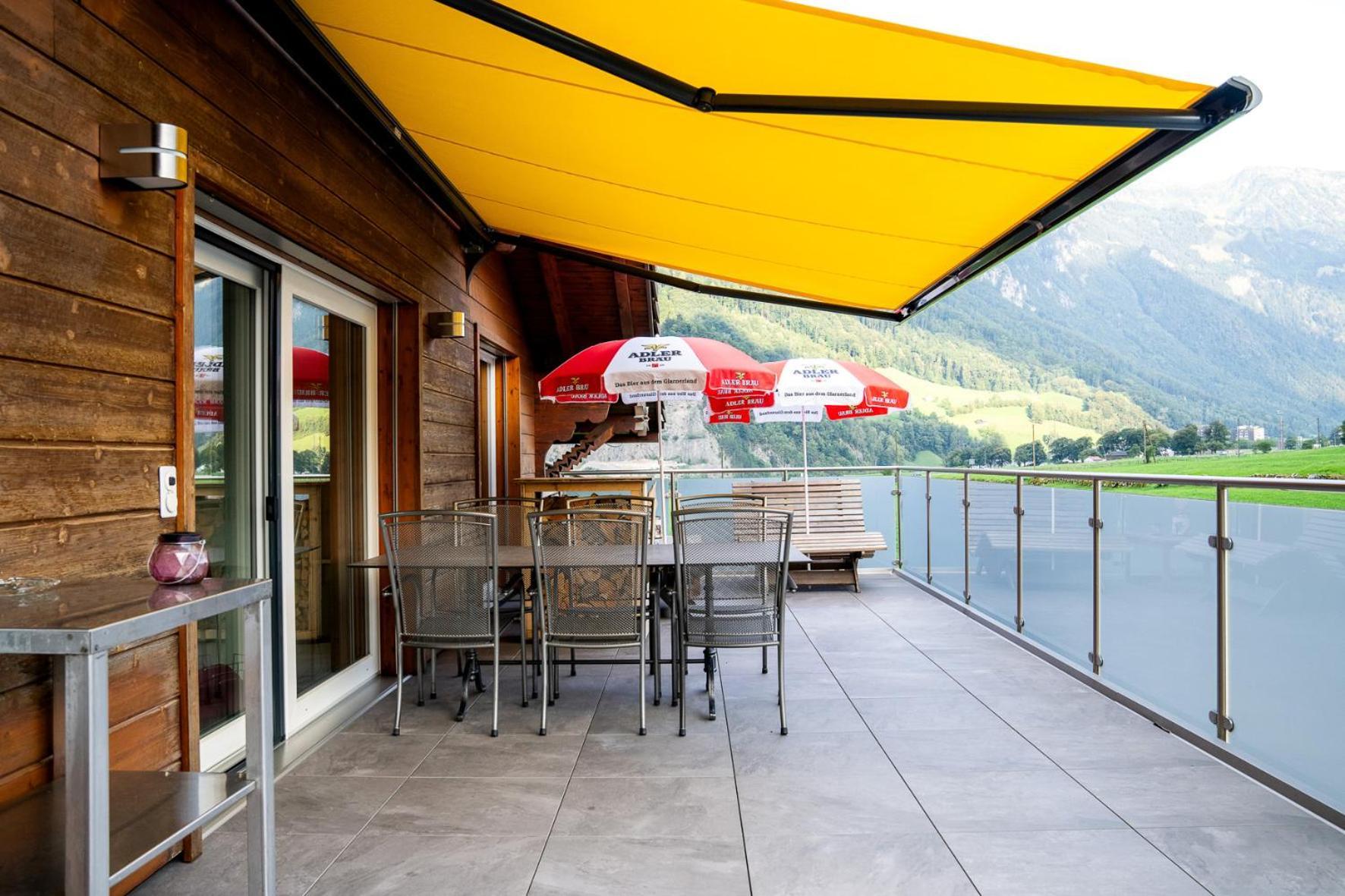 Apartamento Glarner Bed Netstal Exterior foto