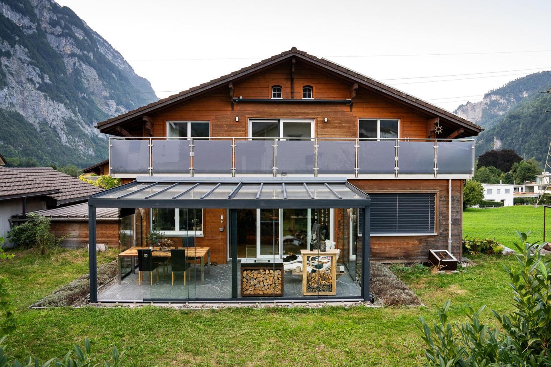 Apartamento Glarner Bed Netstal Exterior foto