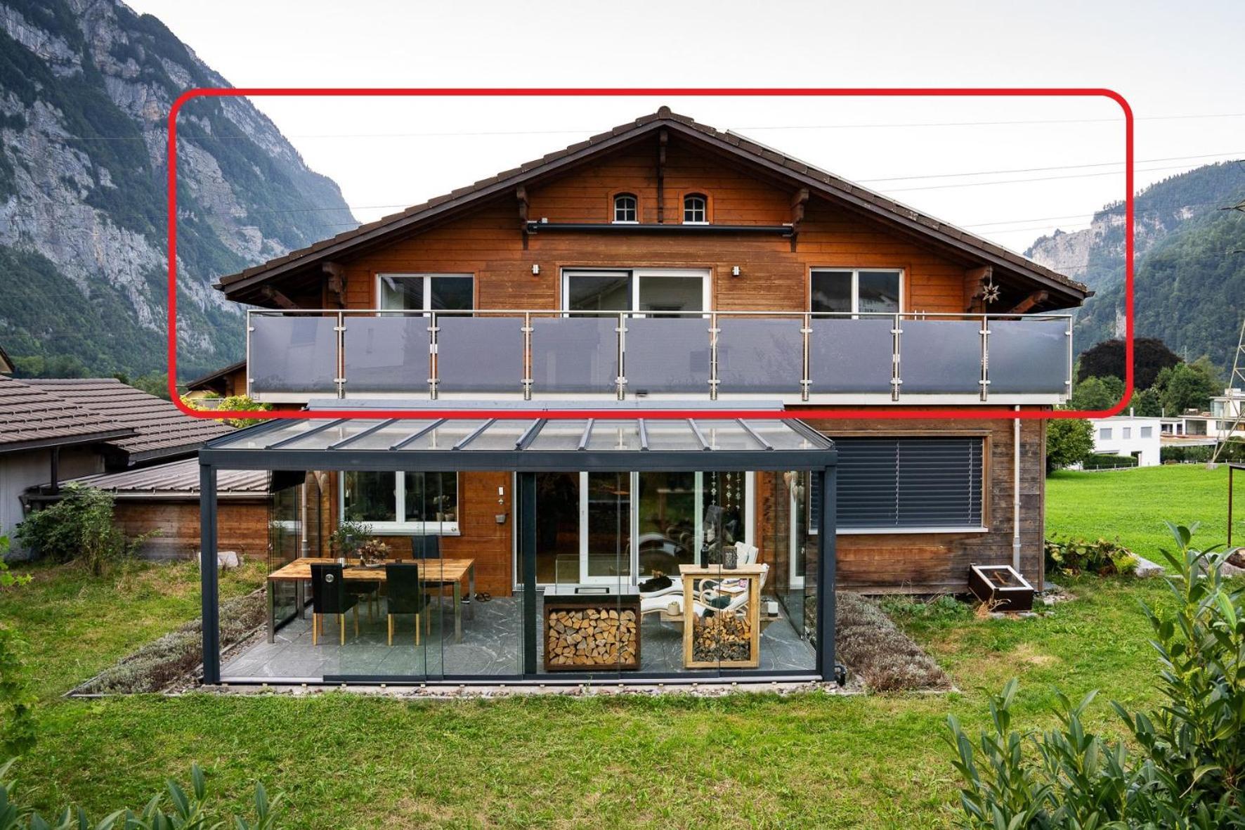 Apartamento Glarner Bed Netstal Exterior foto
